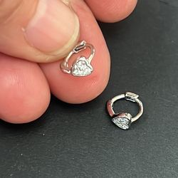 Silver plated earrings