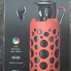 Outdoor Bluetooth Speaker And Earbuds