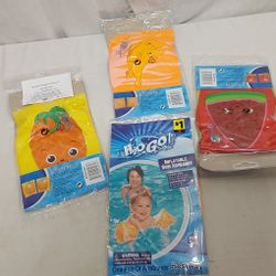 Inflatable swim   arm bands