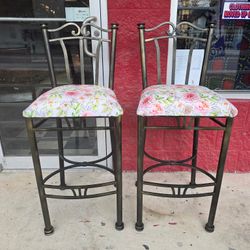 Pair Of Bar Height Stools