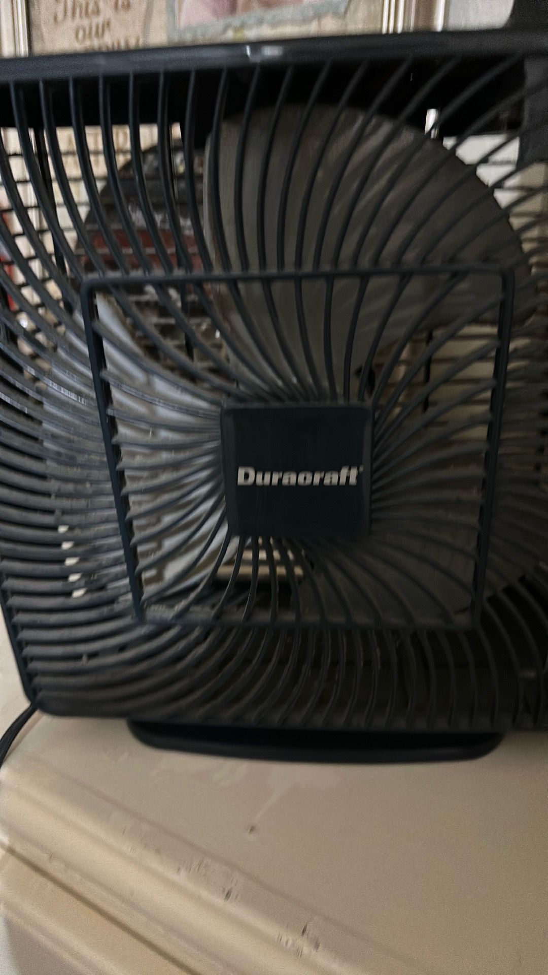 Black fan