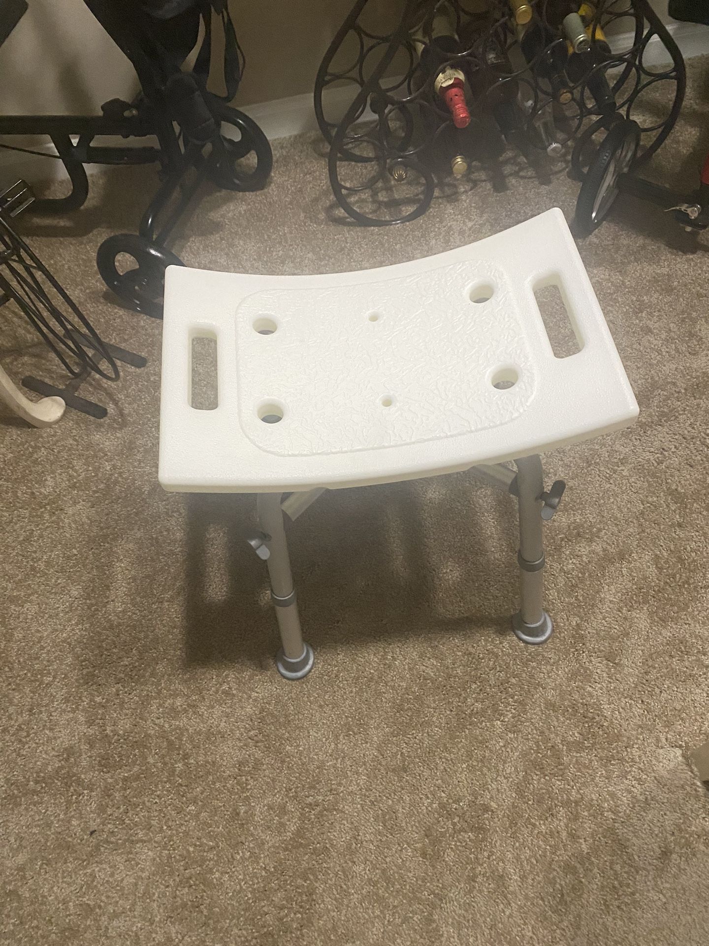 Shower Chair / Shower Bench @ Heavy Duty + Adjustable Height