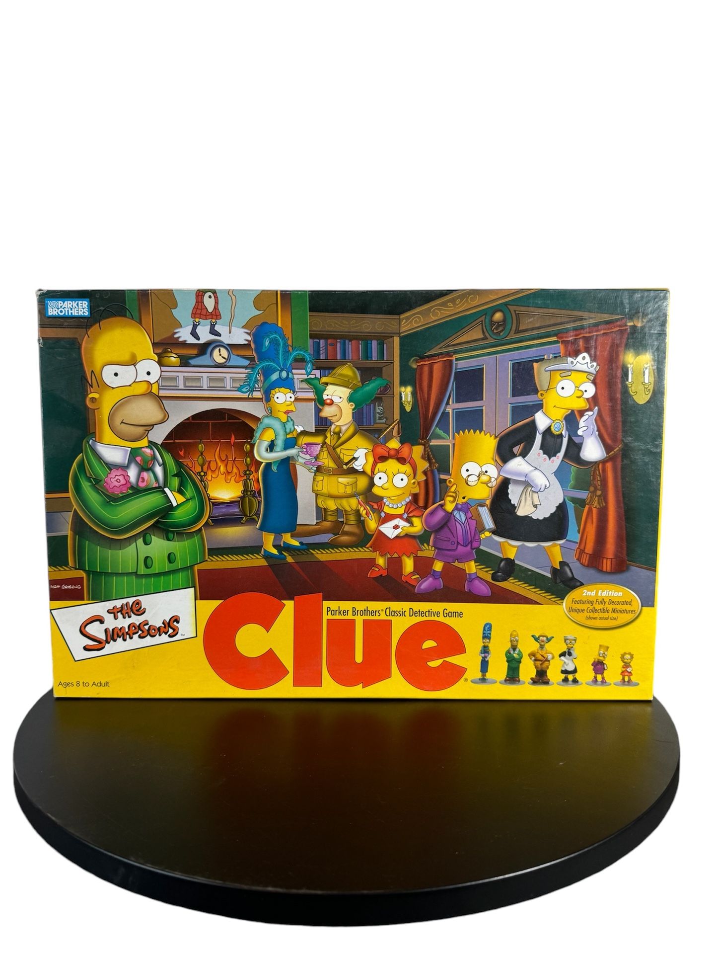 Hasbro The Simpsons Parker Brothers Classic Detective Game Clue