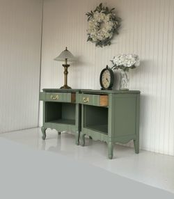 French Provincial Nightstands - Night Stand Set - Dresser Set - Bedroom Set - Bedside Tables 
