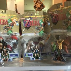 Zelda 90s Action Figures (near Mint On Card) 