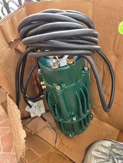Zoeller Submersible Pump with Power Cord