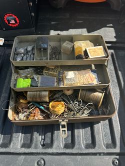 Vintage tackle box