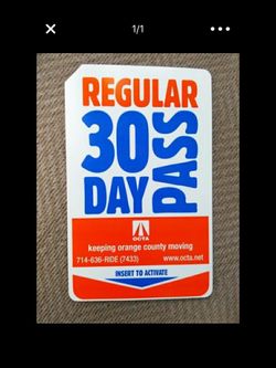 30 day pass for octa