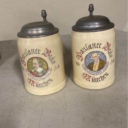 Antique Paulander  Lidded Beer Stein  0.5 L