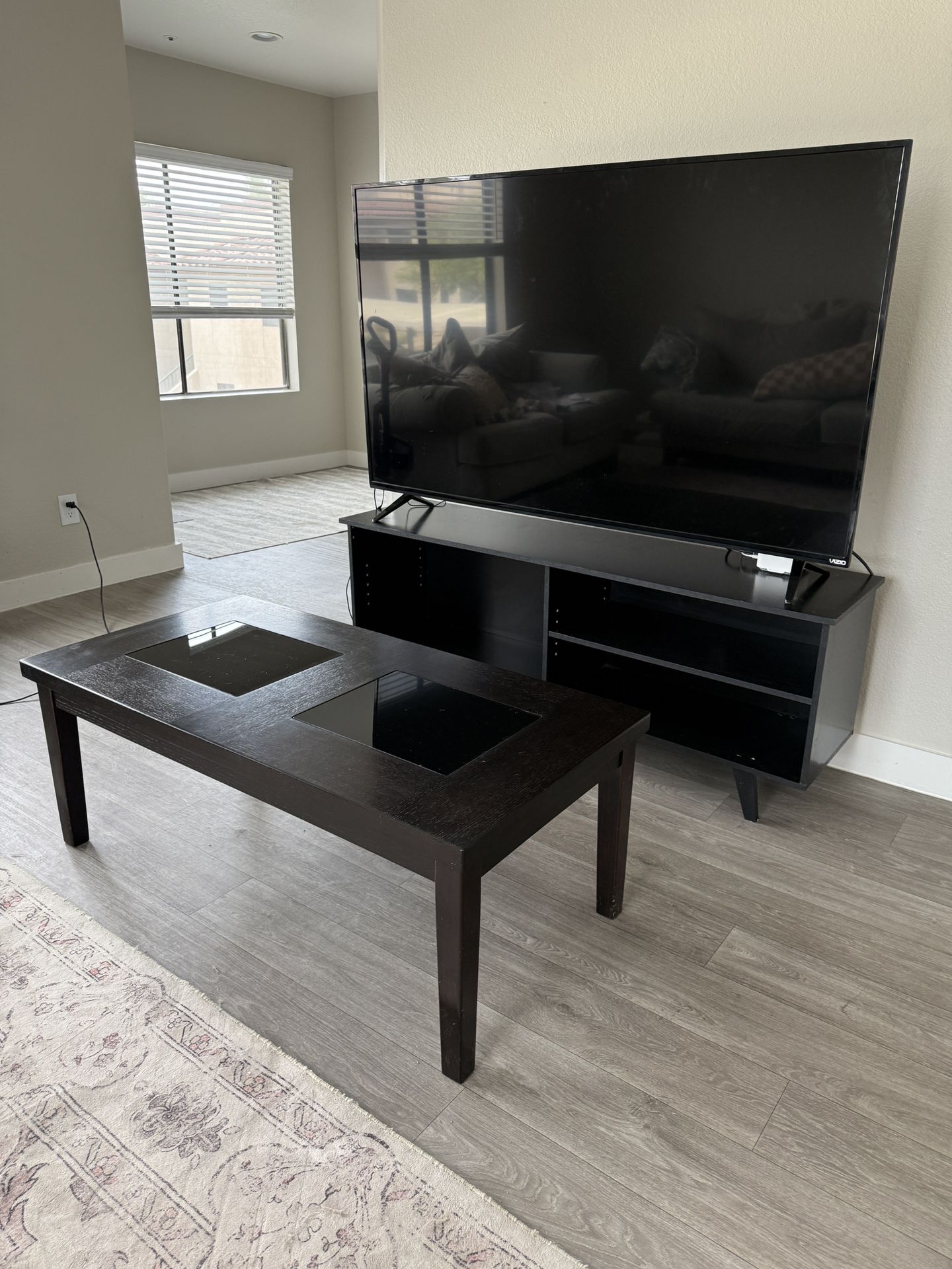 coffee table and tv stand set
