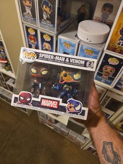 SPIDERMAN AND VENOM 2 PACK FUNKO POP