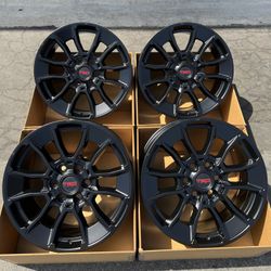 20” Toyota Tundra SequoiaTRD factory rims in new satin black