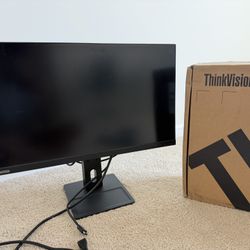 Lenovo Think Vision 27 inch Flat LED monitor