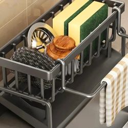 NEW Metal Kitchen Sink Organizer Rack