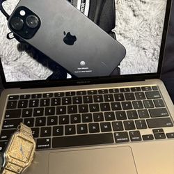 mac book and watch 