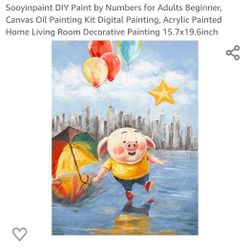 Sooyinpaint DIY Paint by Numbers for Adults Beginner,