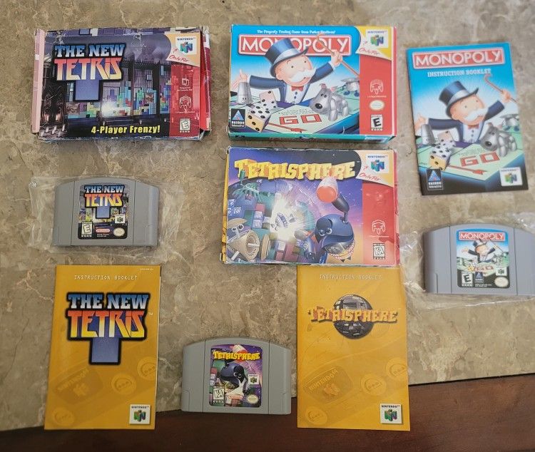 Nintendo 64 game lot