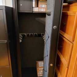 Couch, loveseat, and safe for sale