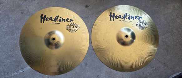 Meinl Headliner 14" Brass Hi-Hat Cymbal Pair (Made in Germany)