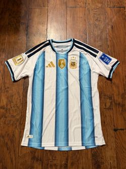 Argentina 2026 World Cup Home Jersey Size L Player Version + WC Patch