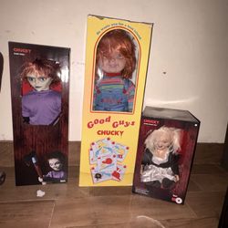 All 3 Chucky Characters 