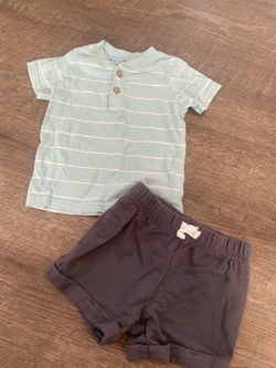 Boys shirt and shorts size 18 months by carters #8