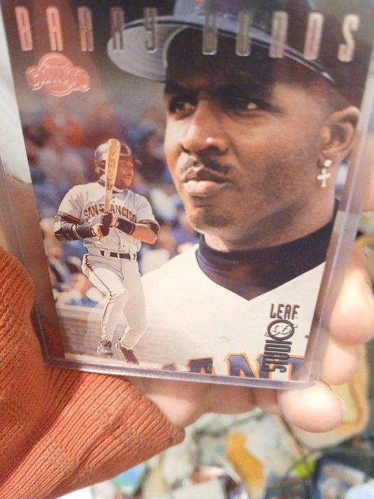 1996 IN THE STUDIO SILVER PRESS PROOF BARRY BONDS IN MINT CONDITION 
