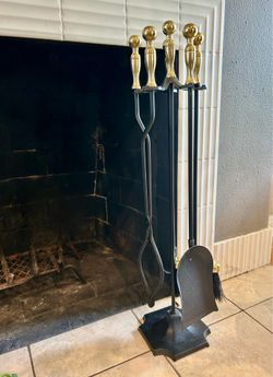 Uniflame 5 piece Fireplace Tool Set
