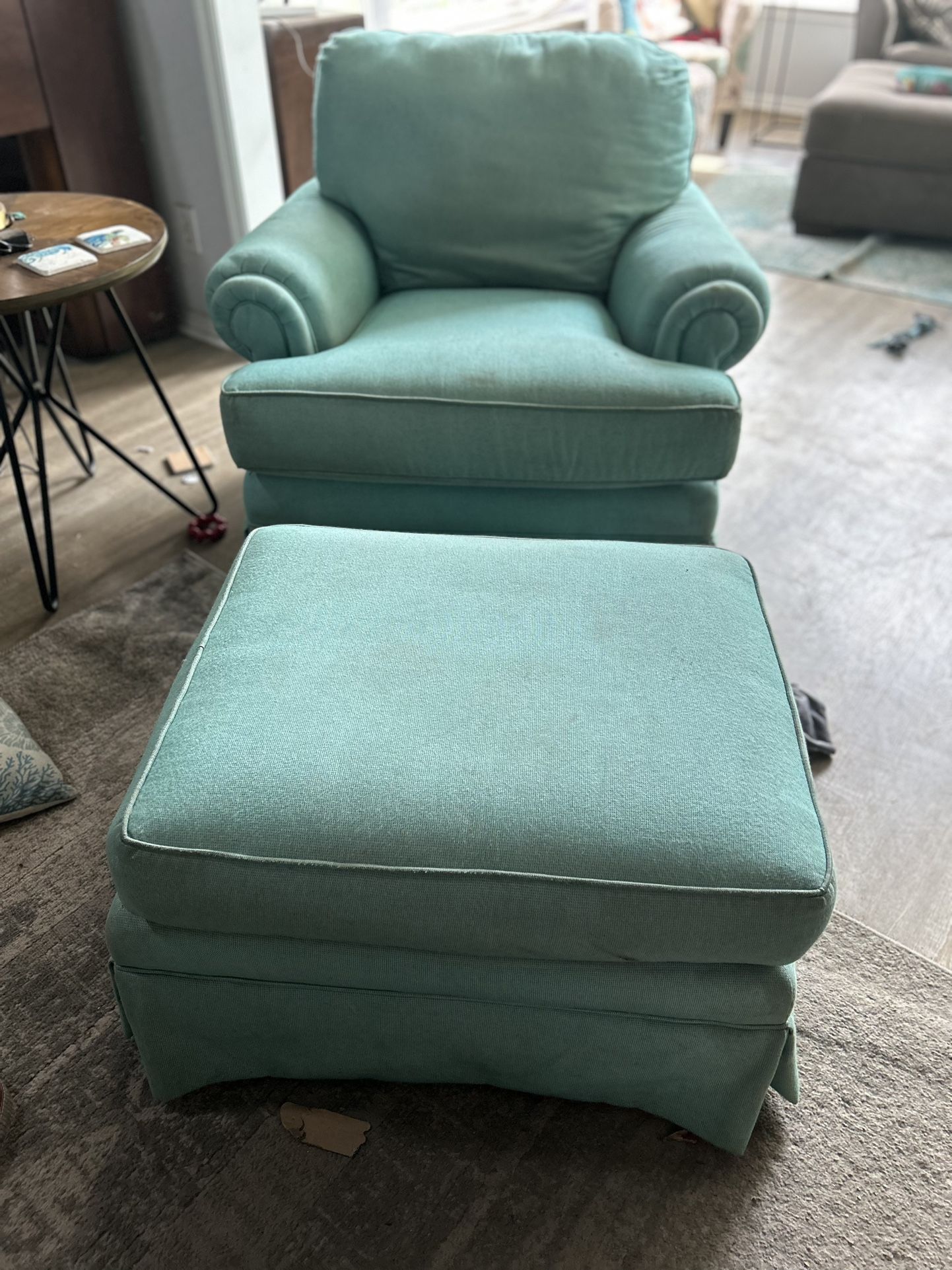 Chair And Ottoman