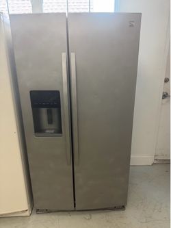 Kenmore Side-by-Side Refrigerator with Ice & Water Dispenser – Used – $200