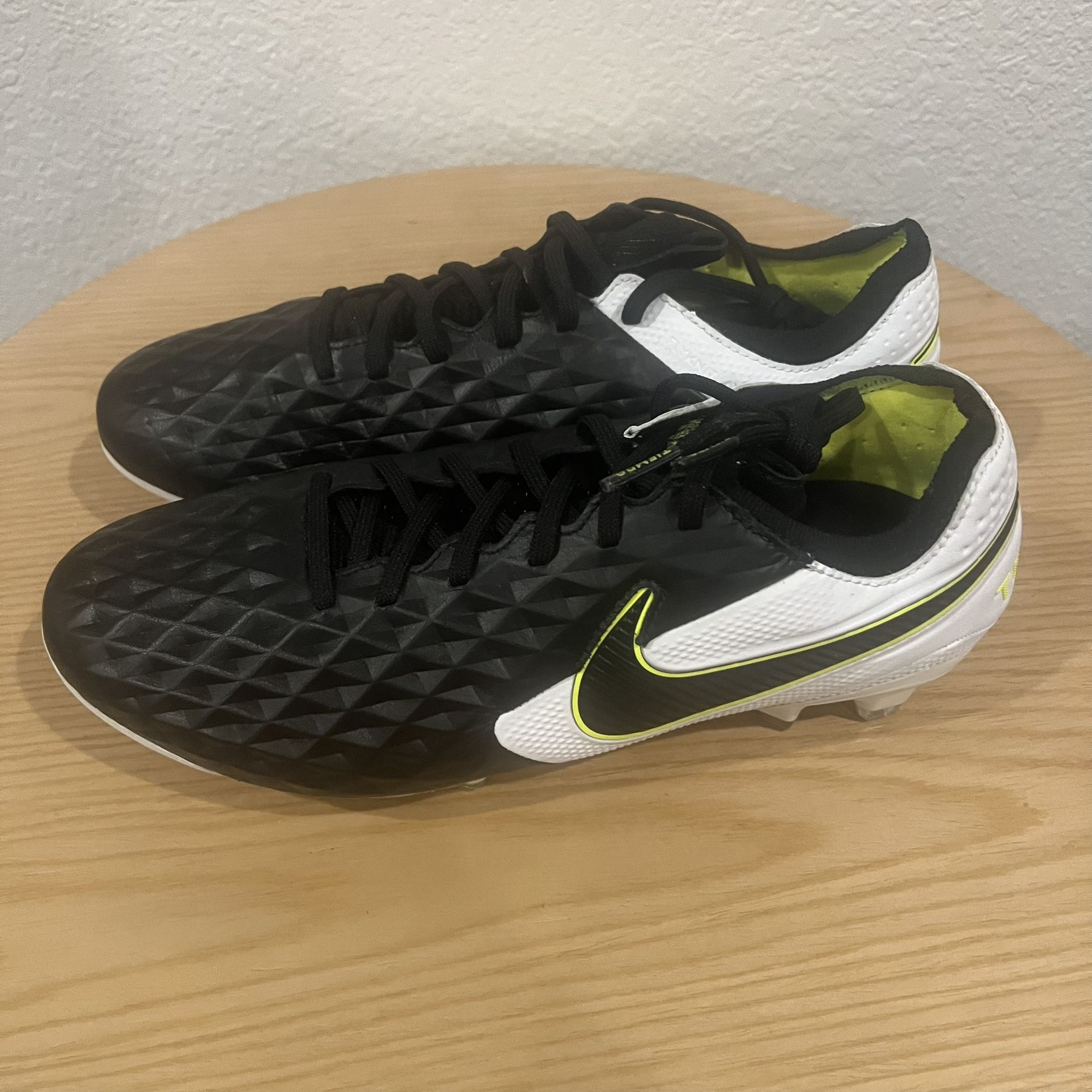 Nike Tiempo Legend Elite FG Black Volt Soccer Cleat