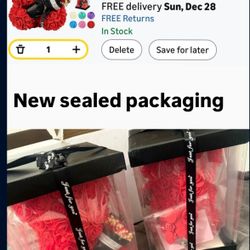 Valentines Day Gifts for Her Rose Bear for Women, Artificial Rose Teddy Bear Birthday Bouquet, Mother's Day Rose Gift, Perfect for Wife, Mom, Grandma 