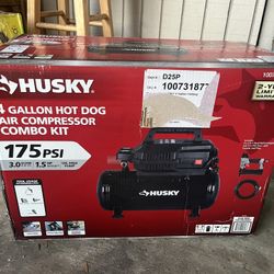 Brand New Husky Air Compressor/Brad Nailer Combo
