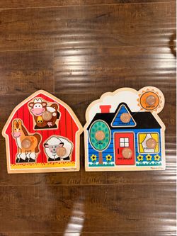 2 x Melissa and Doug puzzles