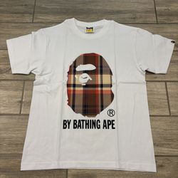 Bape Checkered T-Shirt - Sizes M, L, XL