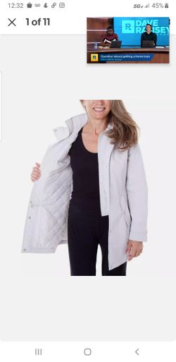 NEW HFX Ladies' All Weather Trench Coat color variation and size 1412205