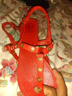 Tory Burch flats Adobe color like new sz 8.5