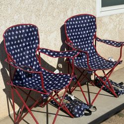 Two Folding Chairs 