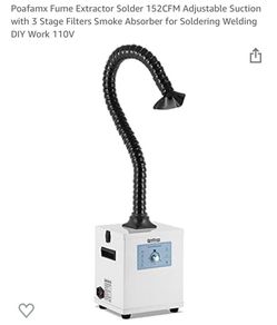 Poafamx fume extractor 152 CFM (258.2 m³/h)
