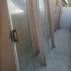Sliding Doors Good Condition 60"X 82" 