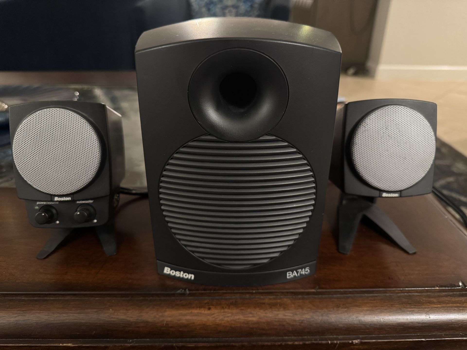 Boston Acoustics BA745 Computer Speakers with Subwoofer