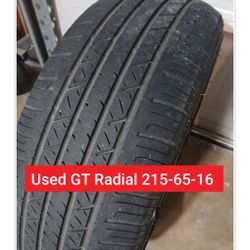 Used Tire 215-65-16 