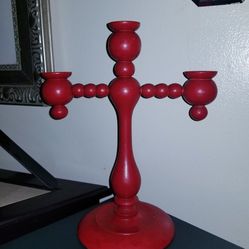 Red Candle holder 