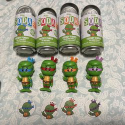 freddy funko pop Soda bundle lot teenage mutant ninja turtles