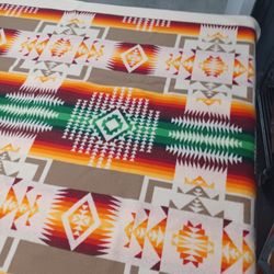 65X75in Pendleton Chief Joseph wool blanket