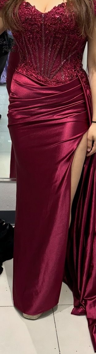 Prom Dress burgundy