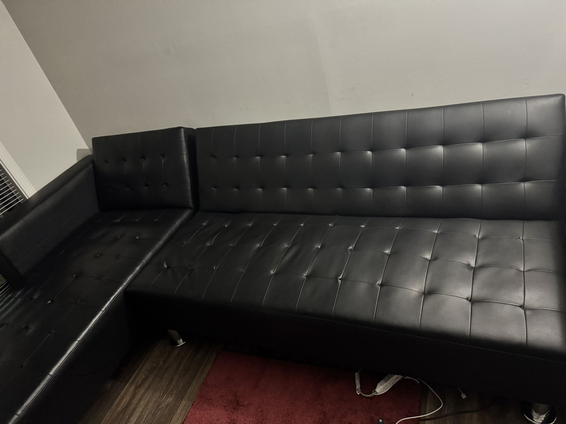 Leather Sofa Bed