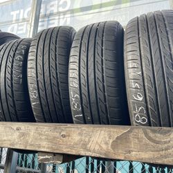 MATCHING SET (4) 185 65 15 ALL SEASON TIRES !!!