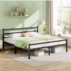 Ironstone King bed frame - Black