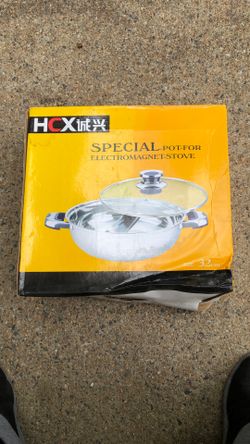 Electric hot pot stove With Lid 